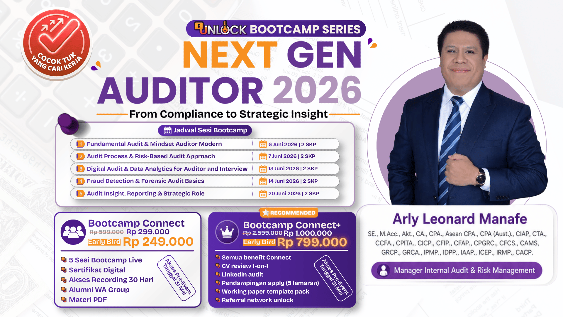 Unlock Bootcamp Series : "Next Gen Auditor 2026: From Compliance to Strategic Insight"